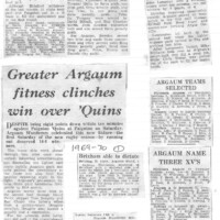 1969-70 Scrapbook 1969-70 Scrapbook