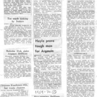 1969-70 Scrapbook 1969-70 Scrapbook