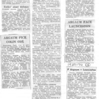 1969-70 Scrapbook 1969-70 Scrapbook