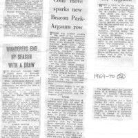 1969-70 Scrapbook 1969-70 Scrapbook