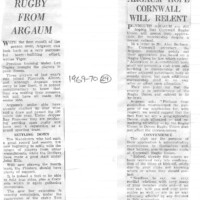 1969-70 Scrapbook 1969-70 Scrapbook