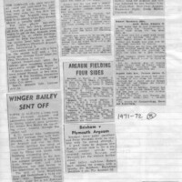1971-72 Scrapbook