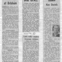 1971-72 Scrapbook