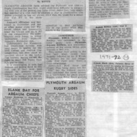 1971-72 Scrapbook