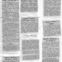 1971-72 Scrapbook