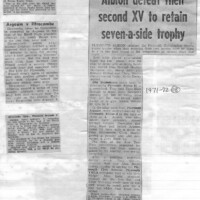 1971-72 Scrapbook