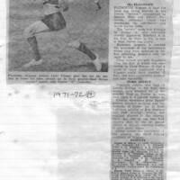 1971-72 Scrapbook