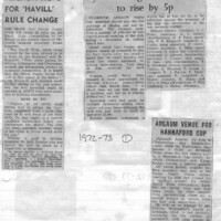 1972-73 Scrapbook