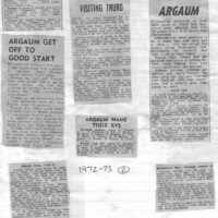 1972-73 Scrapbook 1972-73 Scrapbook