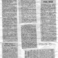 1972-73 Scrapbook 1972-73 Scrapbook