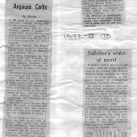 1972-73 Scrapbook 1972-73 Scrapbook