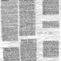 1972-73 Scrapbook 1972-73 Scrapbook