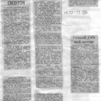 1972-73 Scrapbook