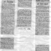 1972-73 Scrapbook