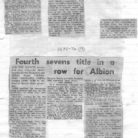 1973-74 Scrapbook 1973-74 Scrapbook