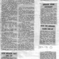 1974-75 Scrapbook