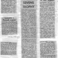 1974-75 Scrapbook 1974-75 Scrapbook