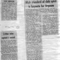 1974-75 Scrapbook