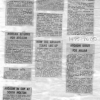 1975-76 Scrapbook