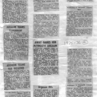1975-76 Scrapbook