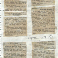 1976-77 Scrapbook 1976-77 Scrapbook