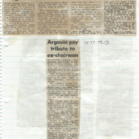 1977-78 Scrapbook 1977-78 Scrapbook