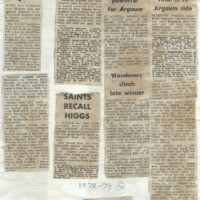 1978-79 Scrapbook 1978-79 Scrapbook