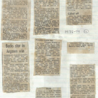 1978-79 Scrapbook 1978-79 Scrapbook