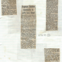 1978-79 Scrapbook 1978-79 Scrapbook