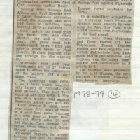 1978-79 Scrapbook 1978-79 Scrapbook