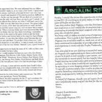 Liskeard 50th Anniversary Match Programme