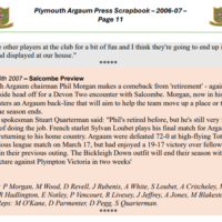 2006-07 Press Scrapbook